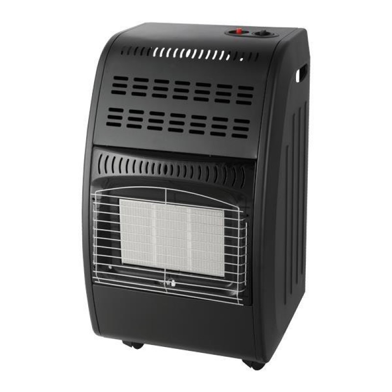 Eurolamp 147-29676 Θερμάστρα υγραερίου με Regulator 4.2KW  Μαύρο 
